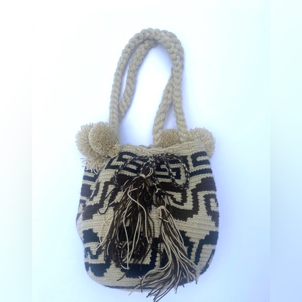 Wayuu Mochila Columbia Bucket Purse Handbag